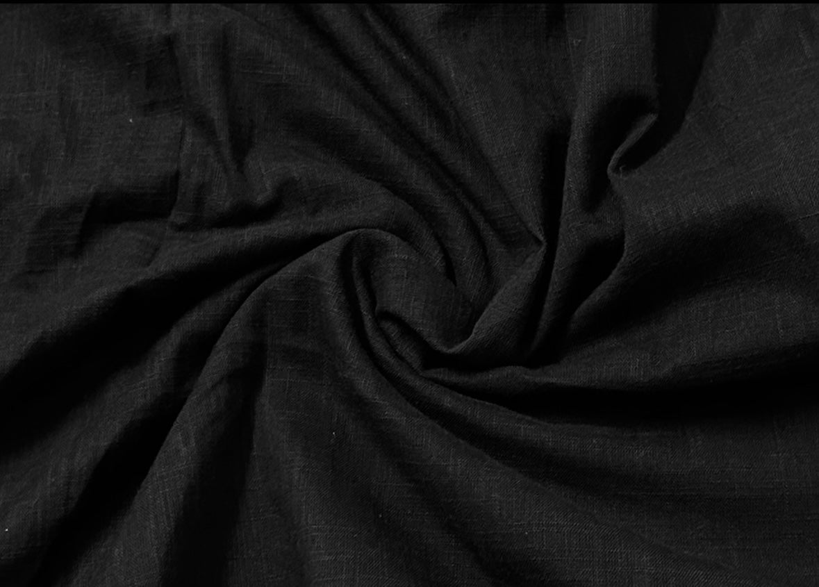 Black Slub Co-Ords