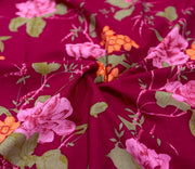 Hot Pink Floral Kurta