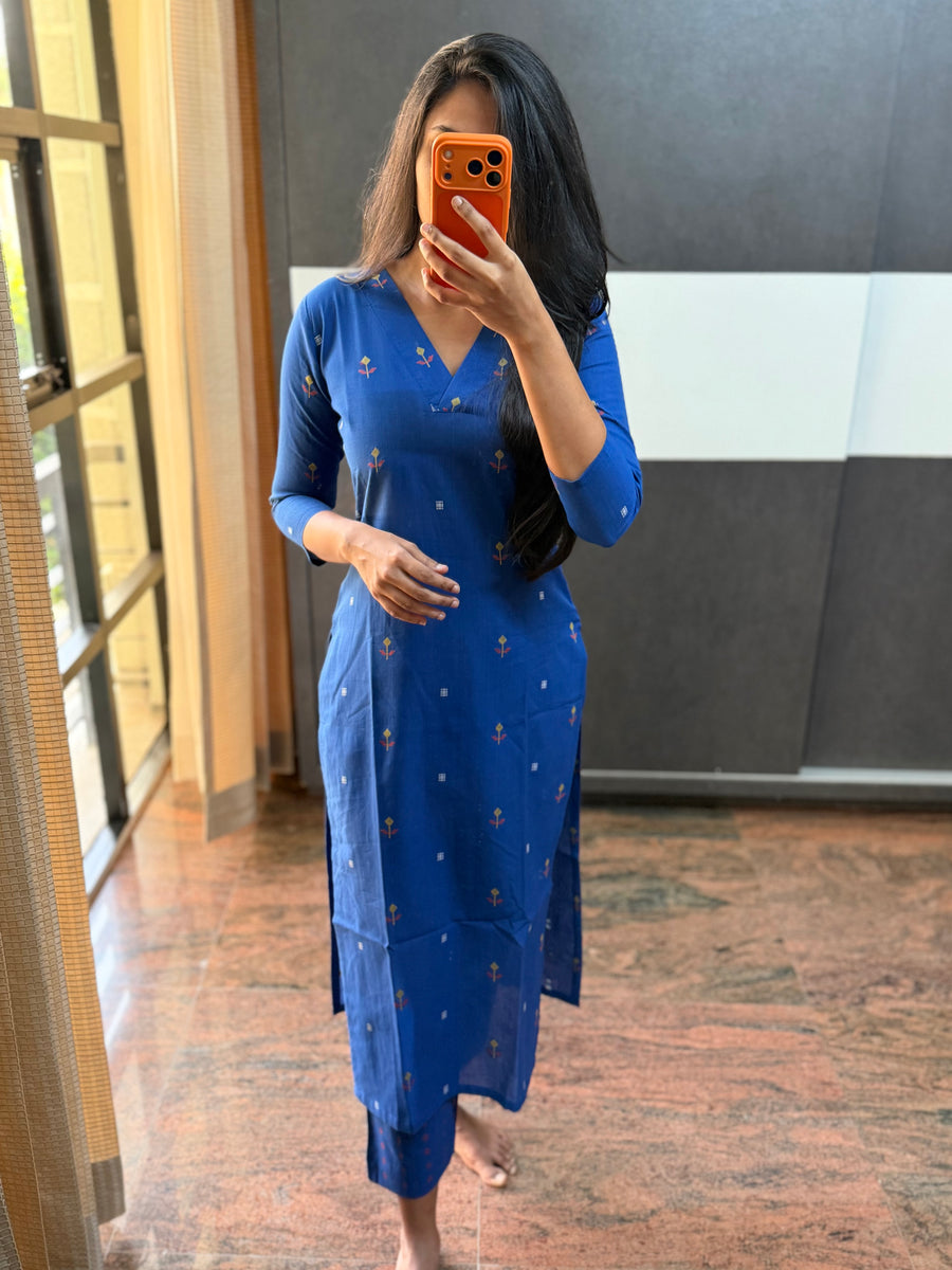 Blue Cotton Co-ords