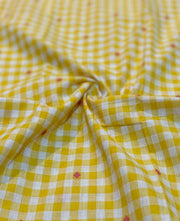 Yellow Checks Co-ords