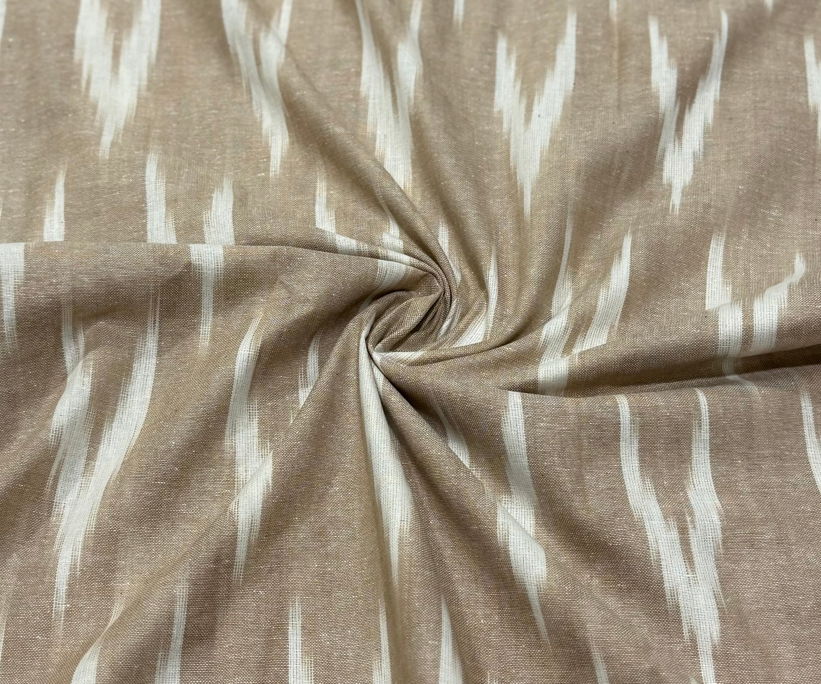 Beige Ikkat 3 Piece Set