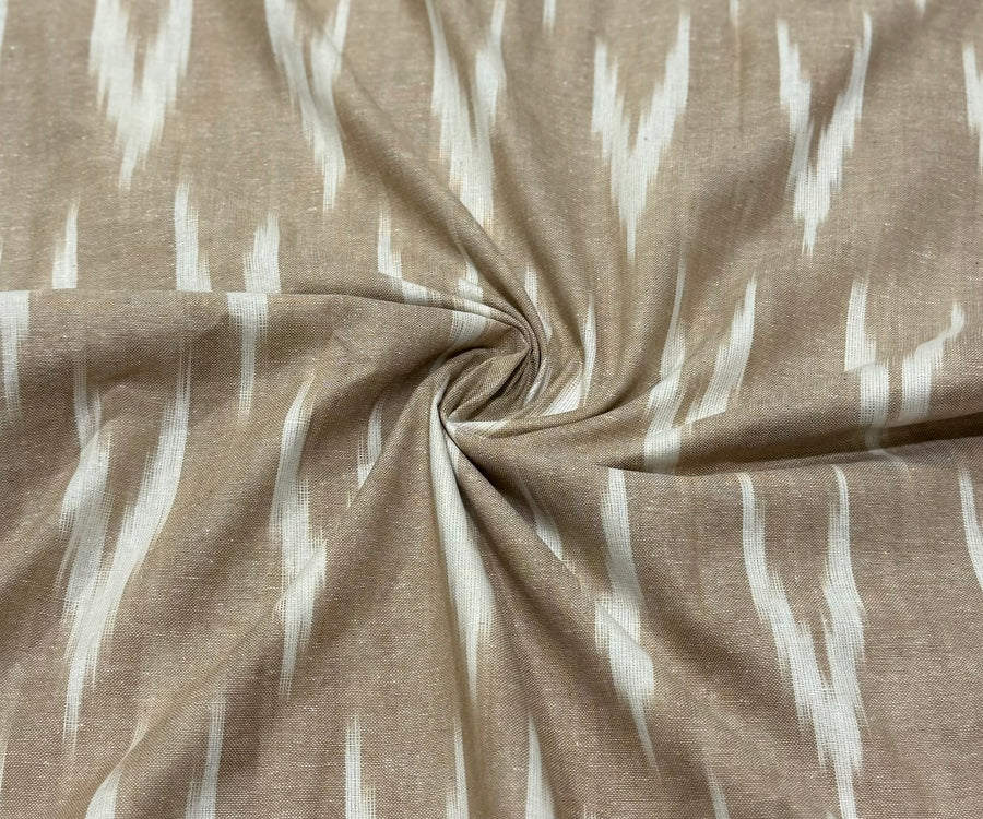 Beige Ikkat 3 Piece Set