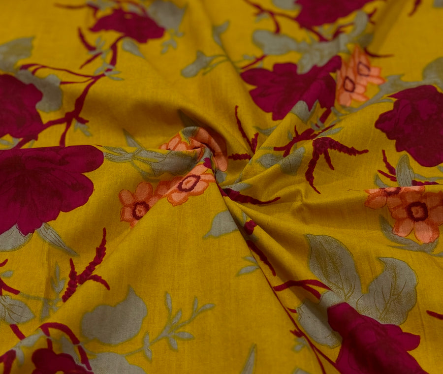 Yellow Floral Kurta