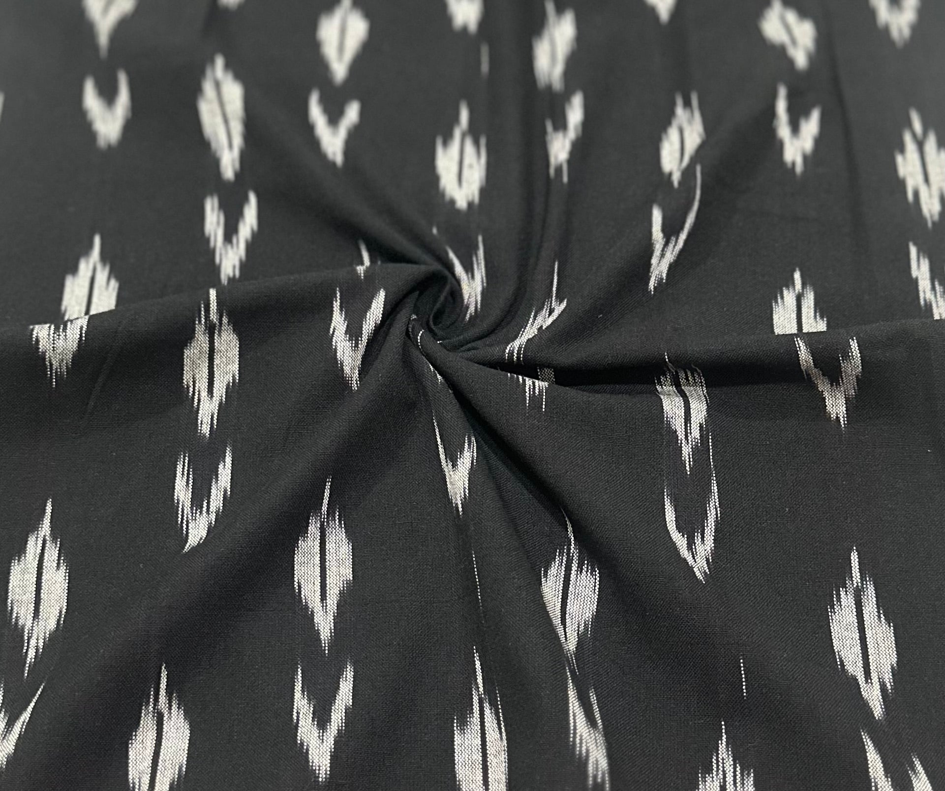 Black Ikkat Cotton 3 Piece Set