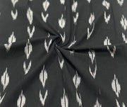 Black Ikkat Cotton 3 Piece Set