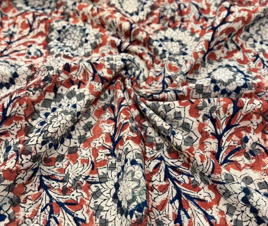 Rust Kalamkari Co-Ords