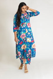 Blue orchid co-ords