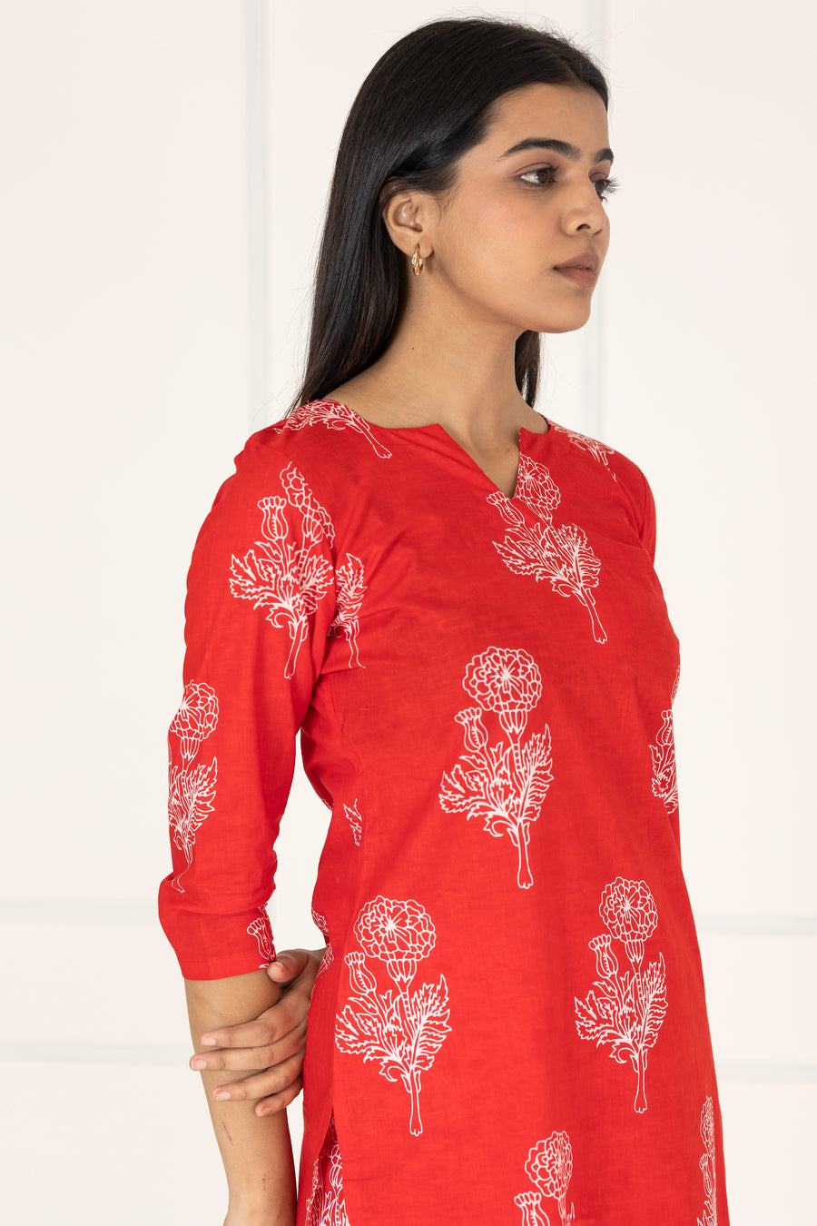 Red Floral Co-Ords