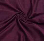 Wine Raw Silk Suit Set