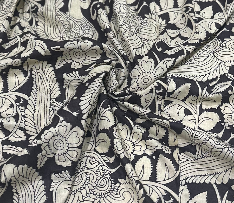 Black Kalamkari Anarkali