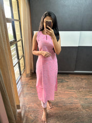 Pink Checks Co-Ords