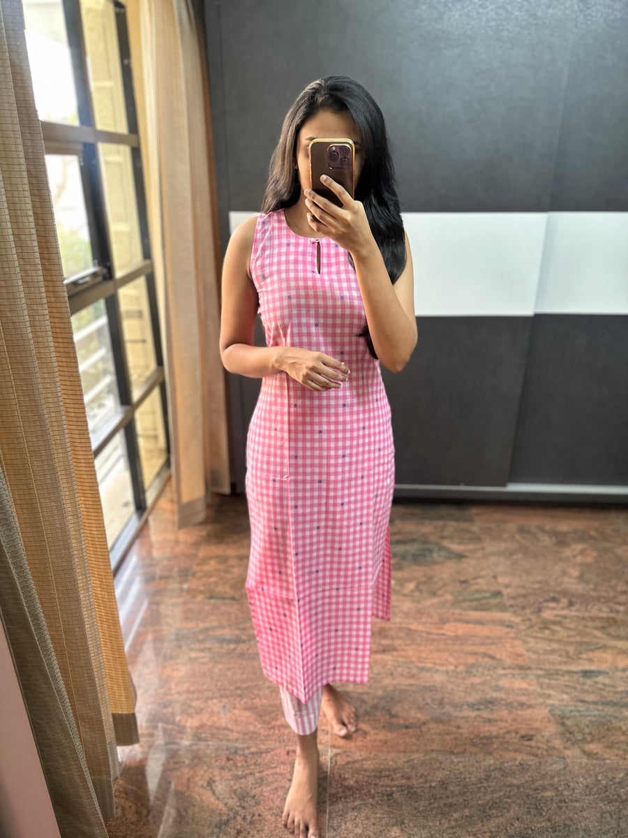 Pink Checks Co-Ords