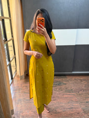 Mustard Cotton Co-Ords