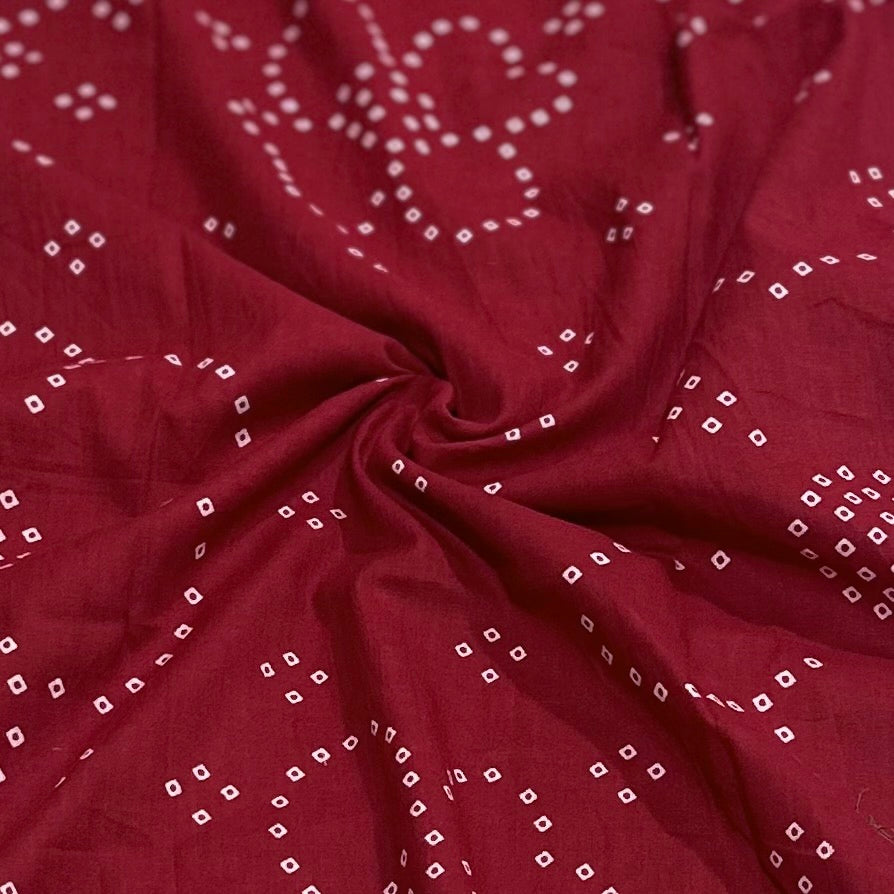 Red Polka Cotton Co-ords