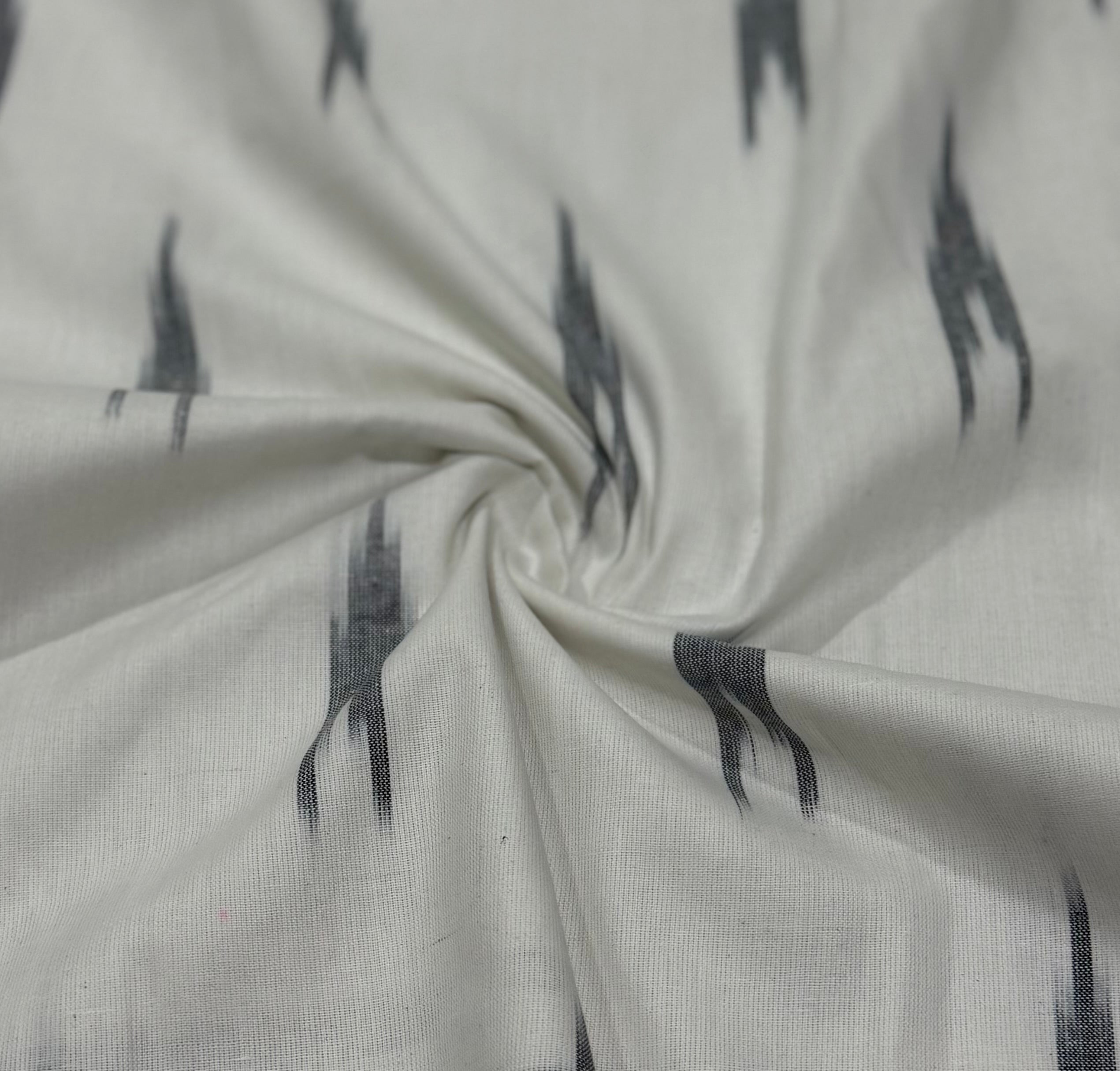 White Ikkat 3 Piece Set