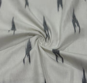 White Ikkat 3 Piece Set