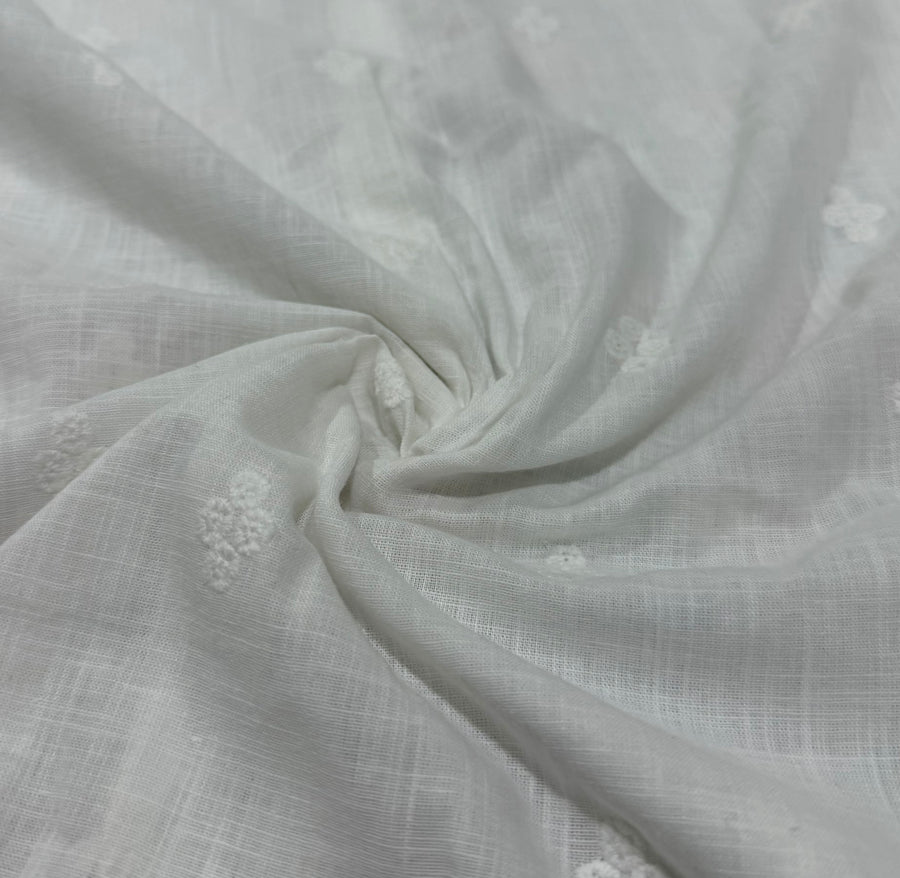 White Embroidered Shirt