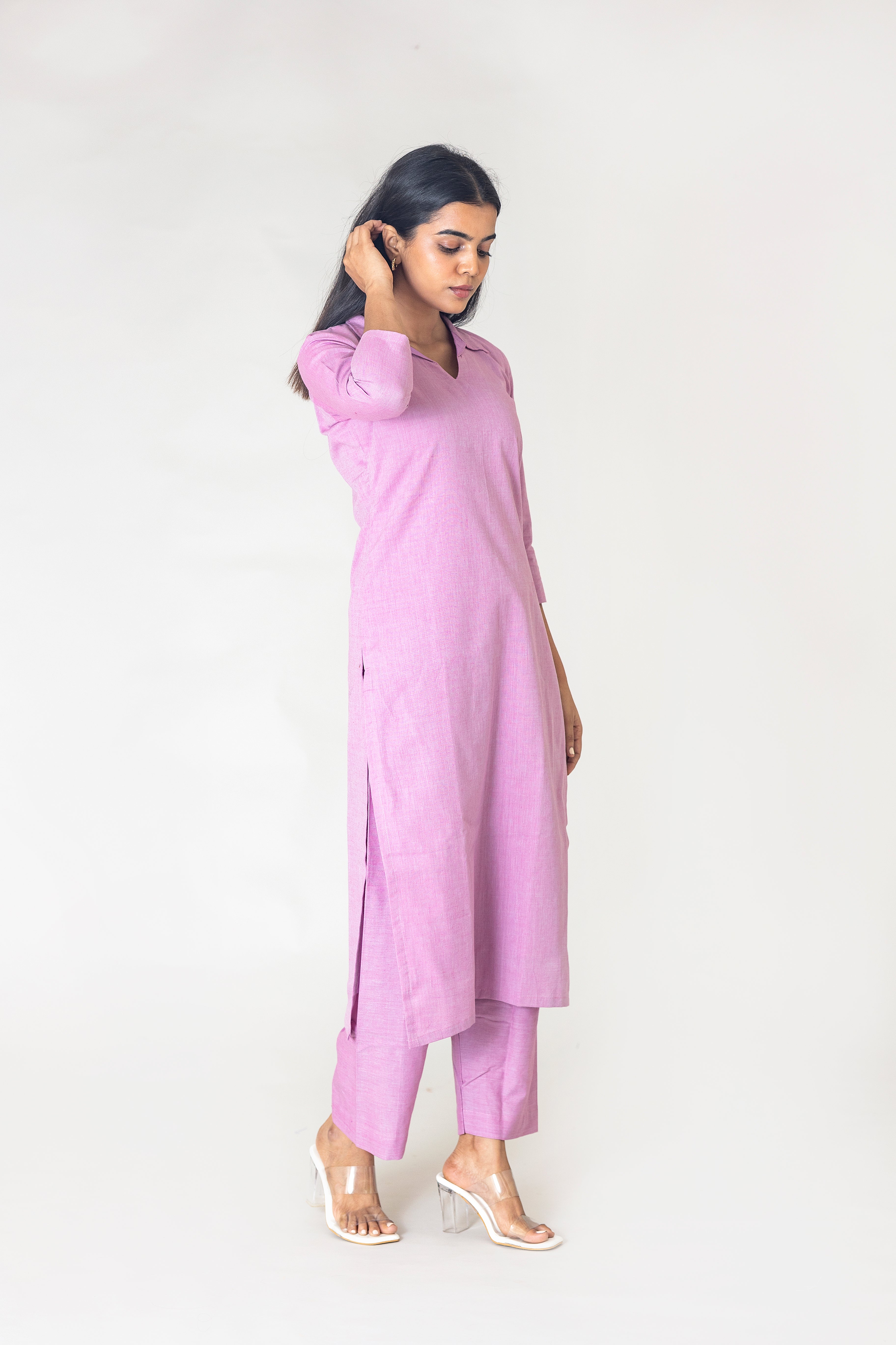 Lilac cotton co-ords