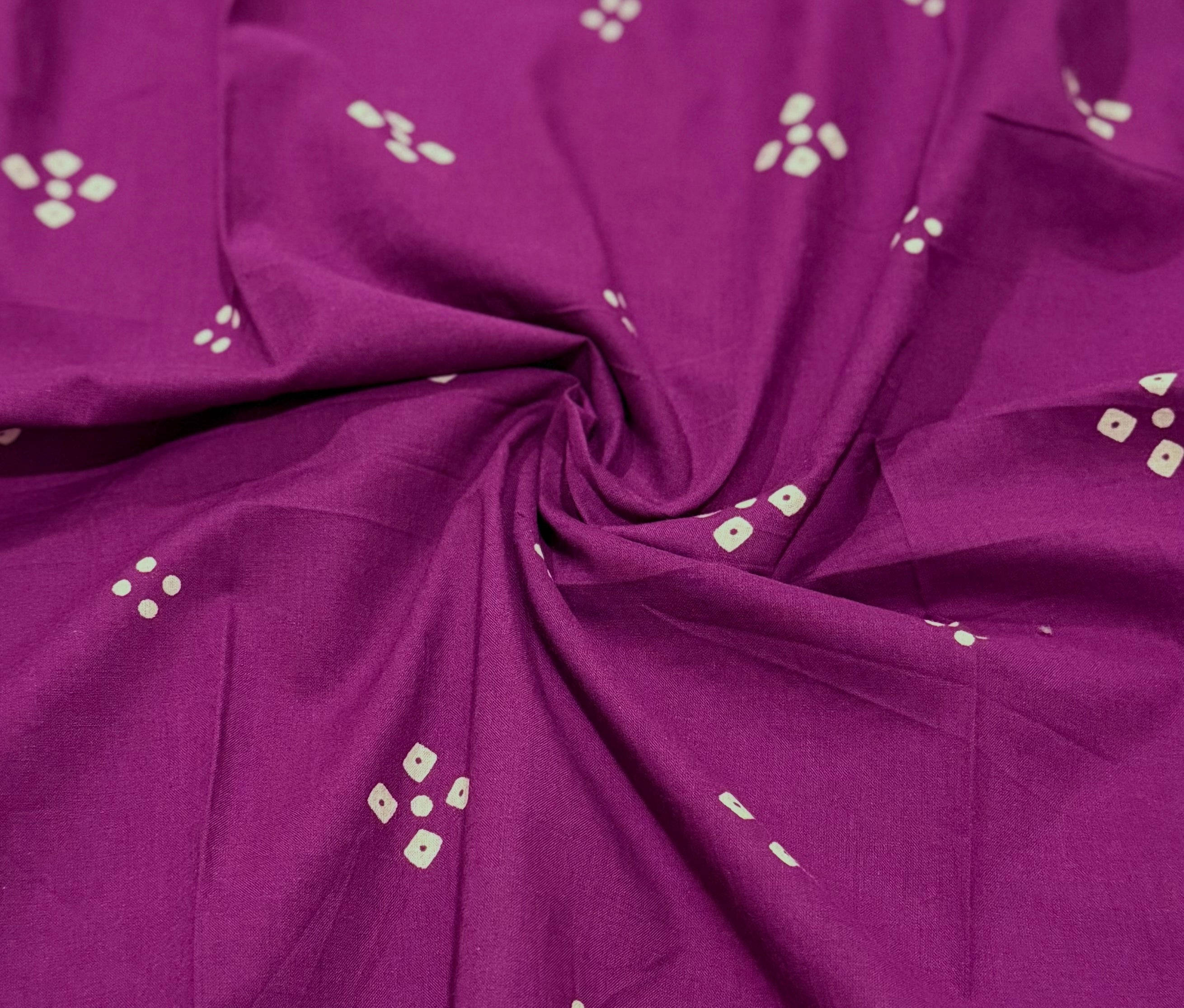 Magenta Cotton Kurta