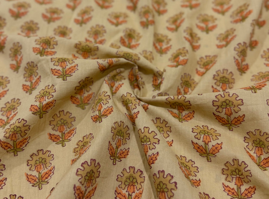 Pastel Mustard Top with Kota Dupatta