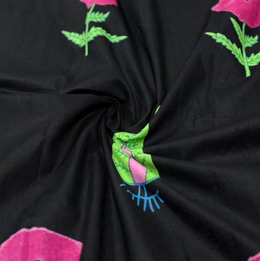Black Mughal Cotton Co-Ords