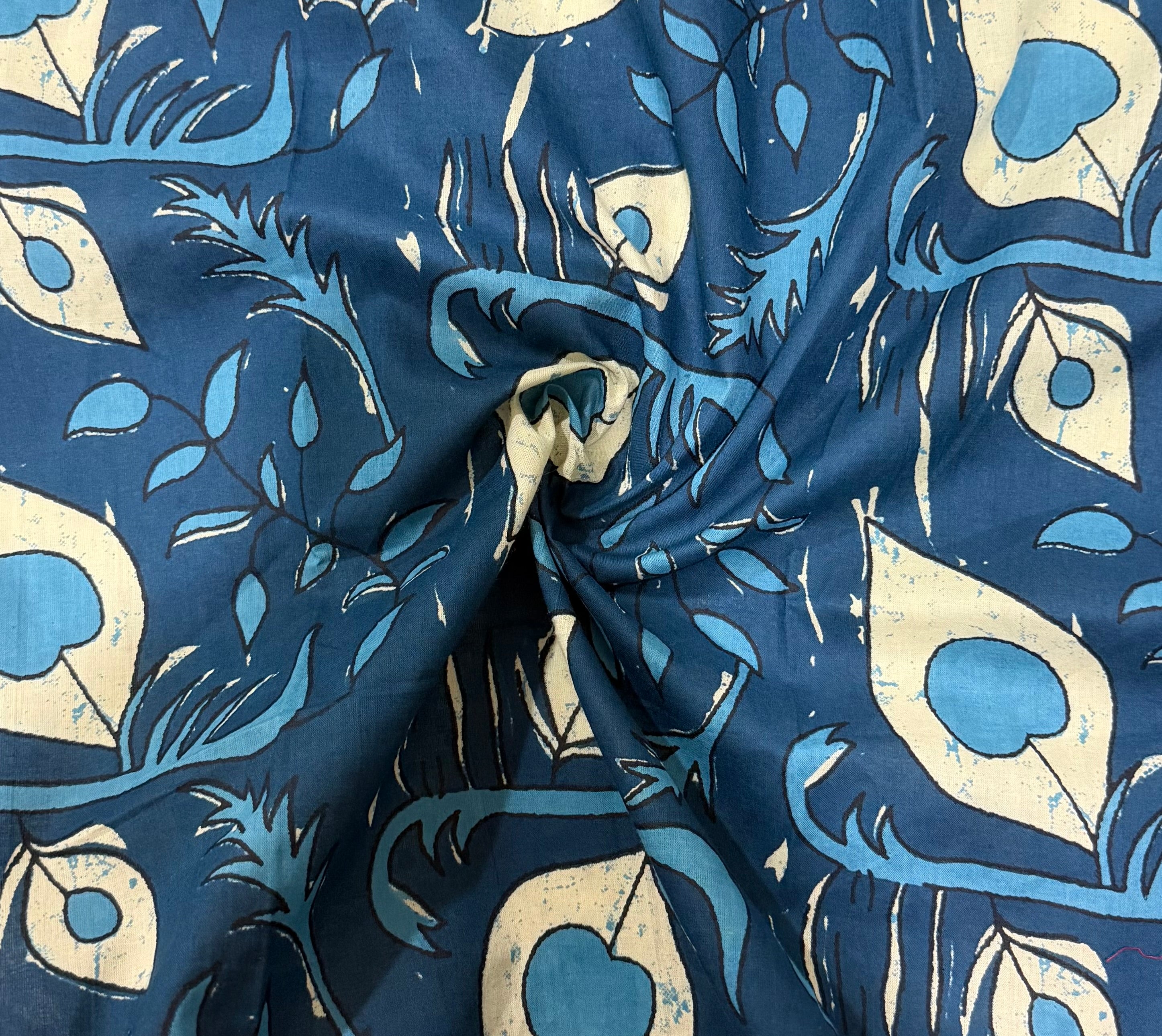 Indigo Cotton Kurta