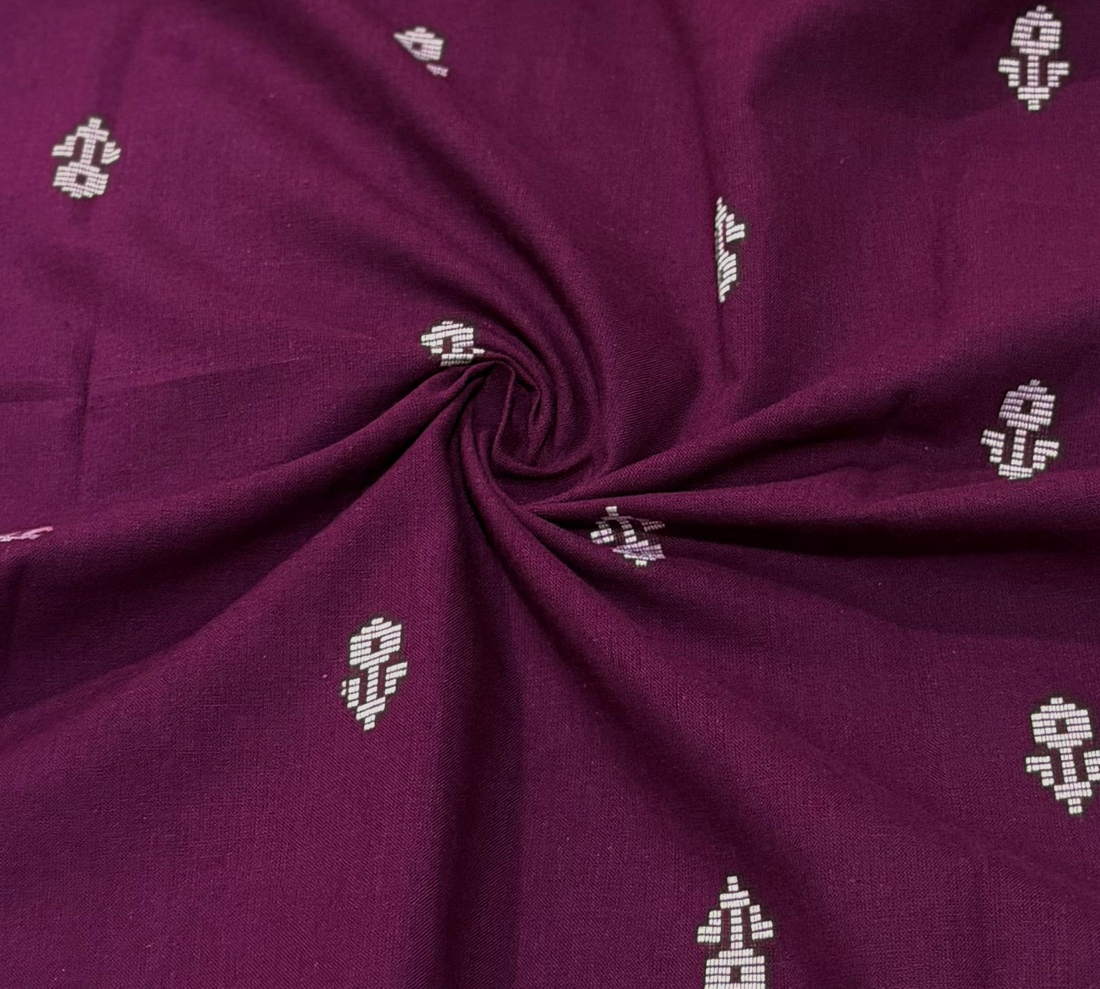 Wine Handloom Co-Ords