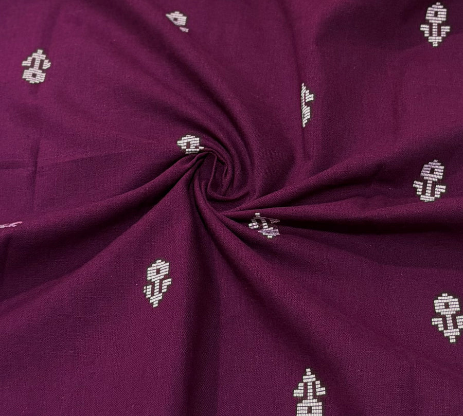 Wine Handloom Co-Ords