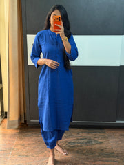 Blue Cotton Co-Ords