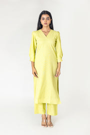 Pastel green cotton co-ords