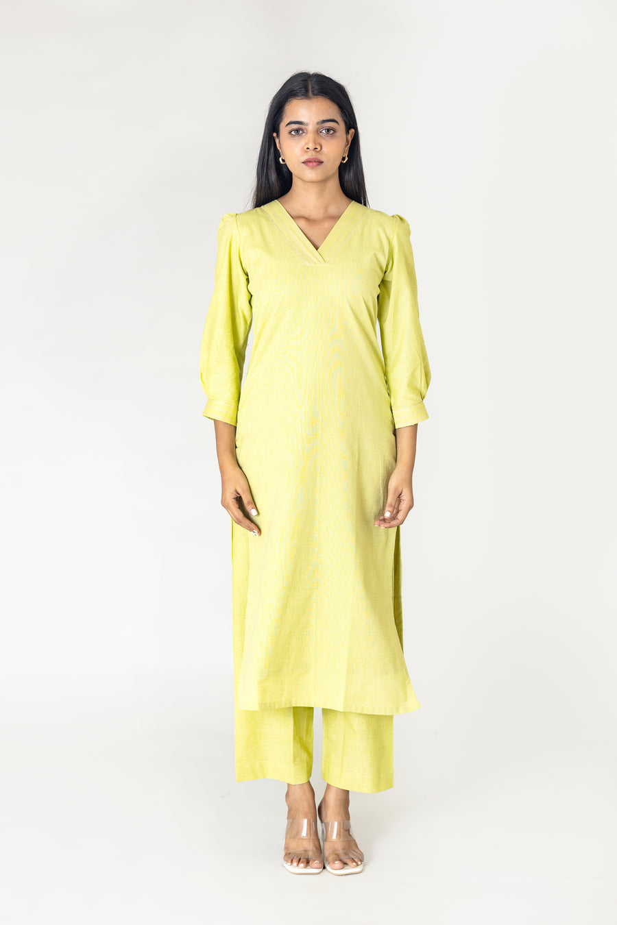 Pastel green cotton co-ords