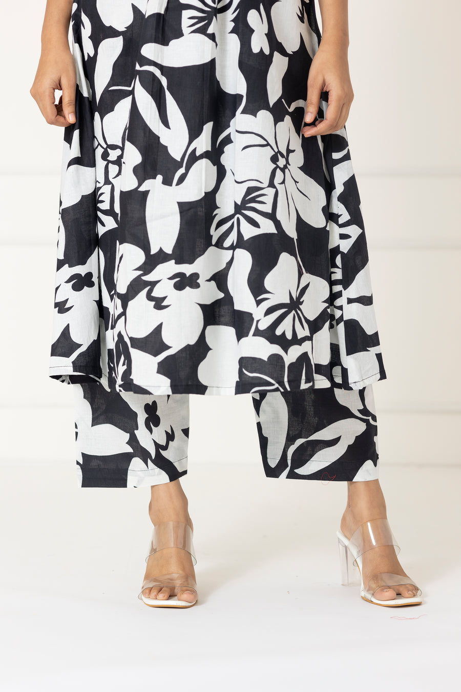 Black And White A-Line Co-Ords