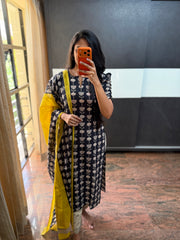 Black Block printed Set