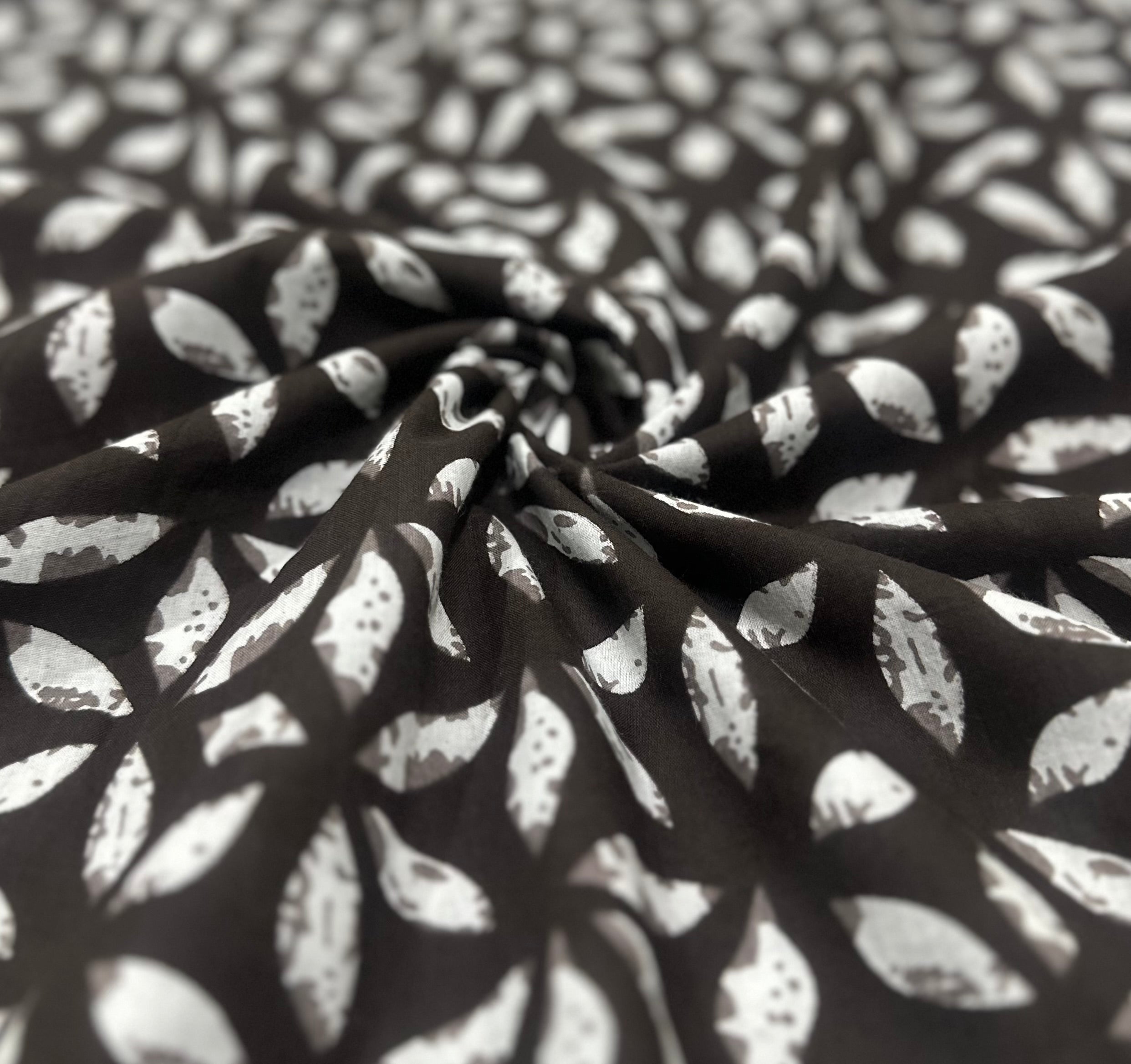 Black Floral Cotton Co-ords