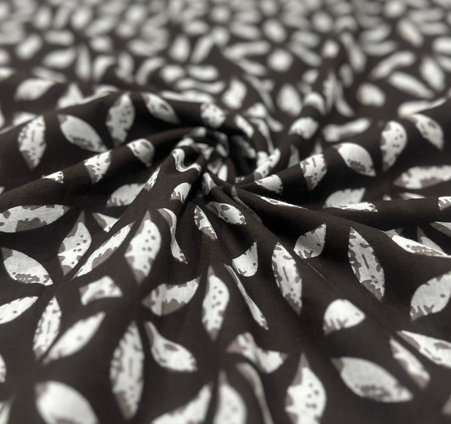 Black Floral Cotton Co-ords