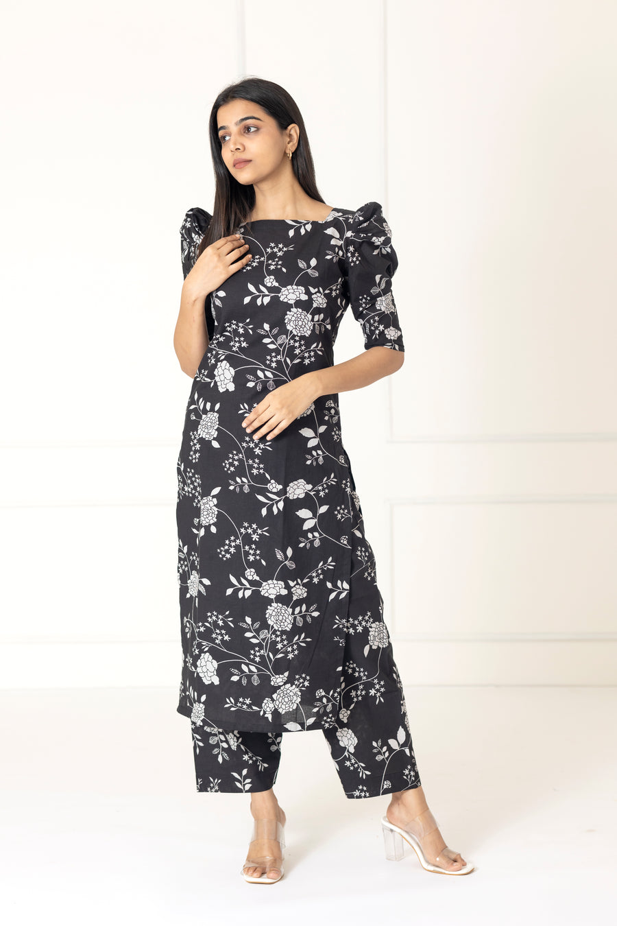 Black Floral Co-ords