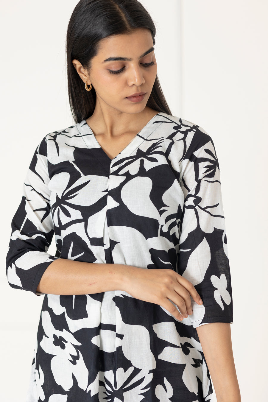 Black And White A-Line Co-Ords