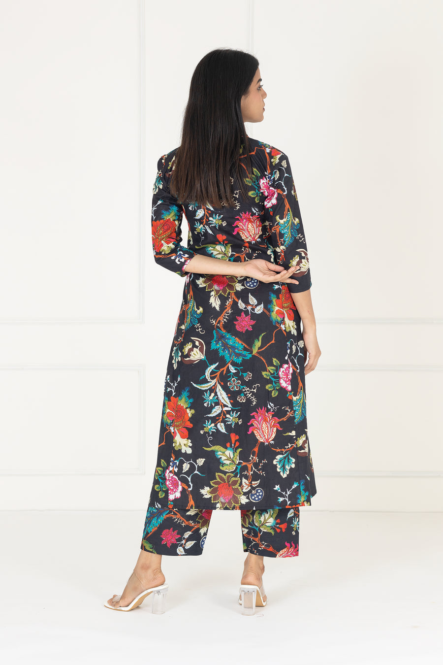 Black Floral Co-ords