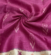 Pink Raw Silk Top with Dupatta