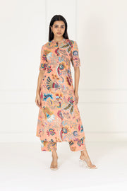 Peach Floral Co-ords