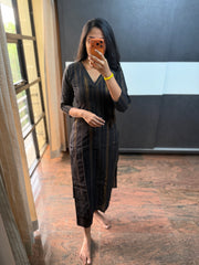 Black Cotton Co-Ords