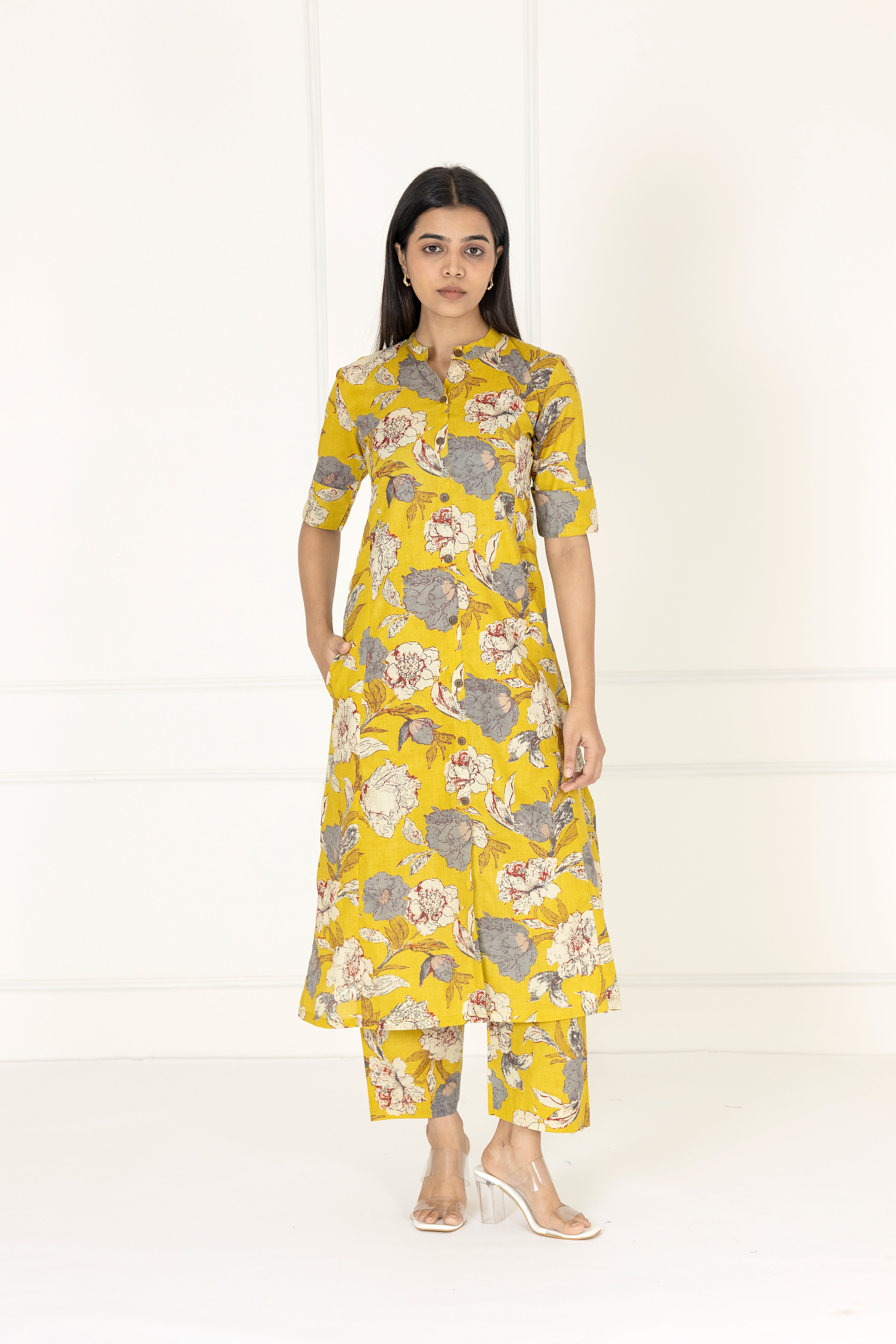 Green Floral Co-Ords