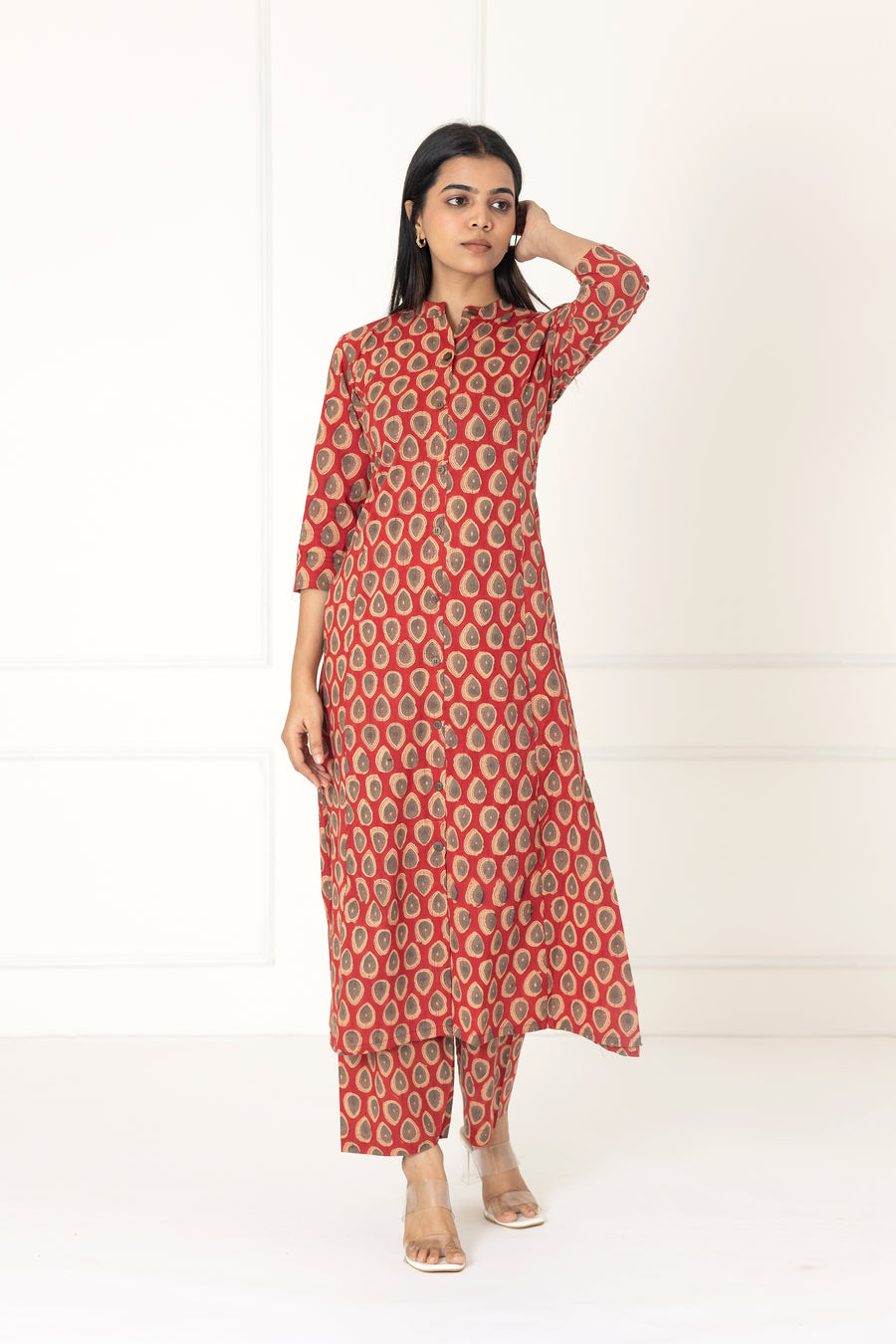 Red Floral Co-Ords