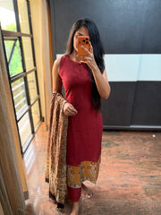 Red Patchwork 3Piece Set