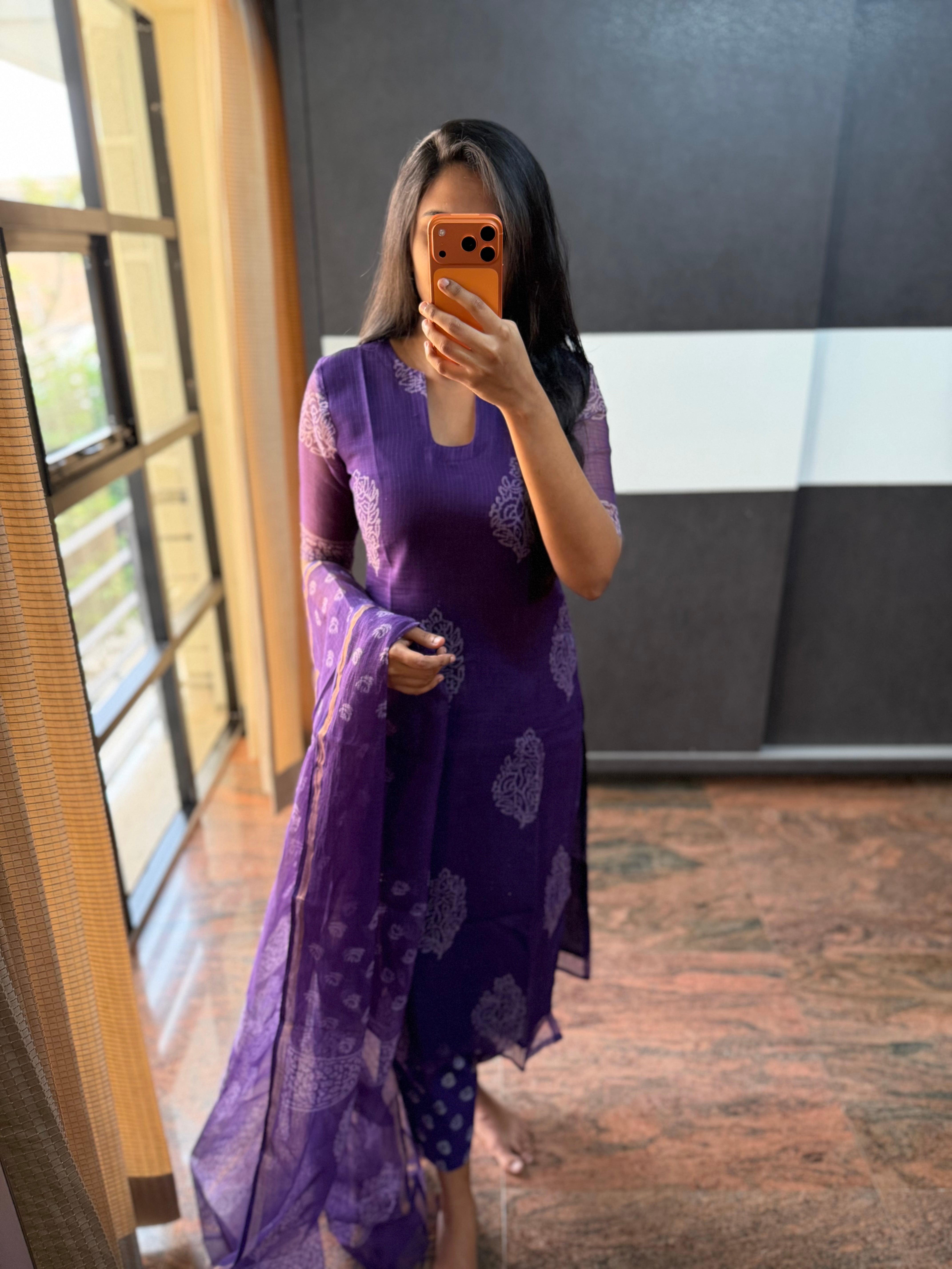 Purple Kota 3 piece Set
