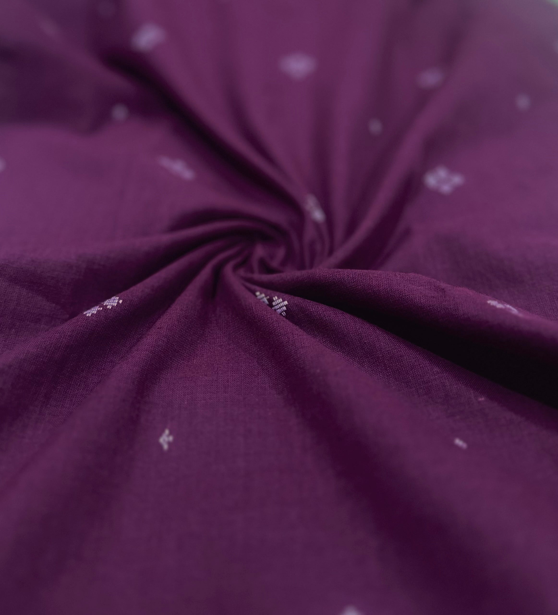 Wine Handloom Kurta