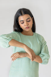 Aqua green cotton Co-ords