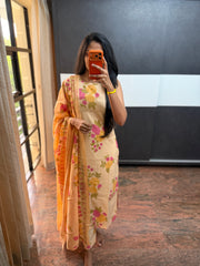Peach Cotton 3 Piece Set