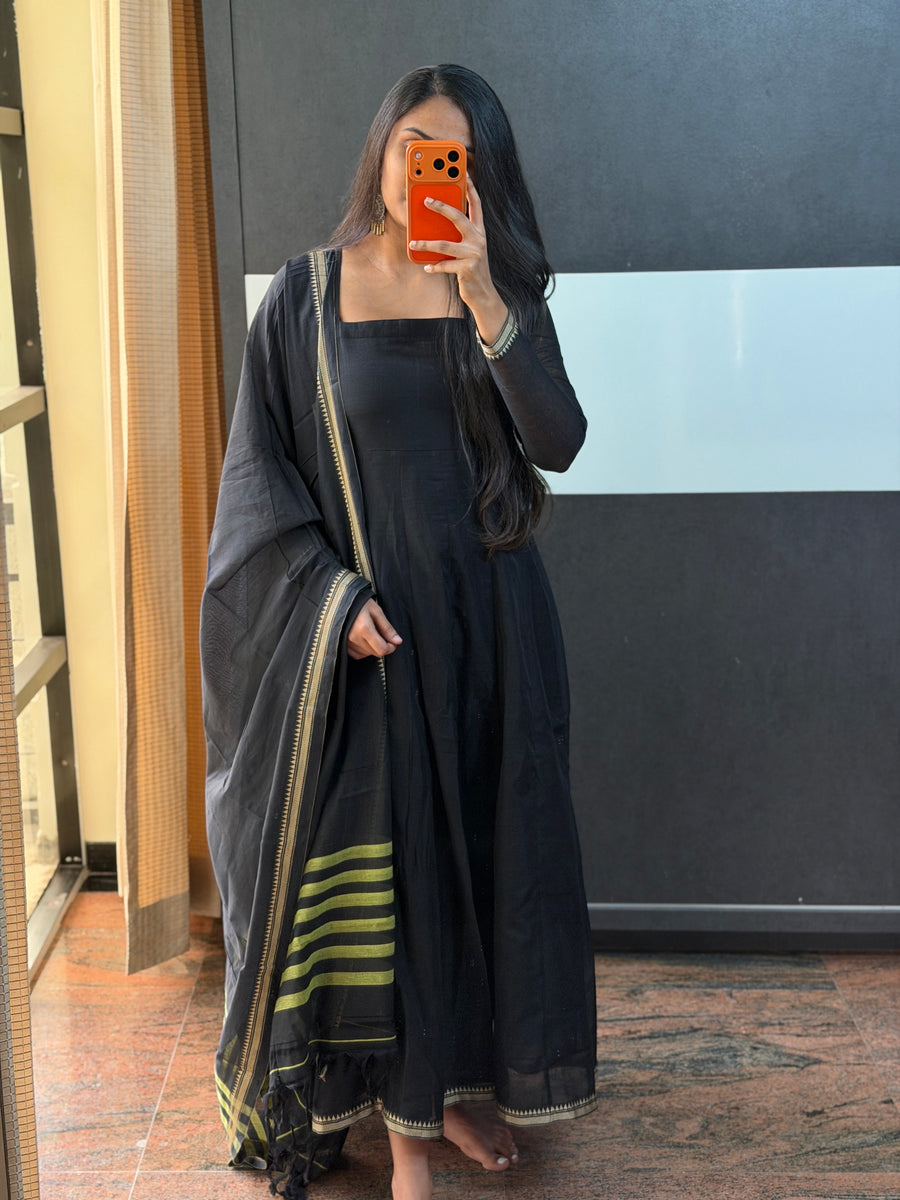 Black Narayanpet Anarkali