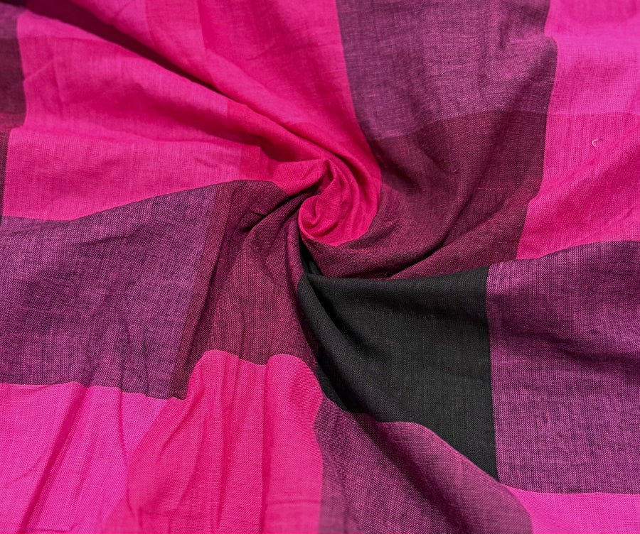 Pink checks Dress
